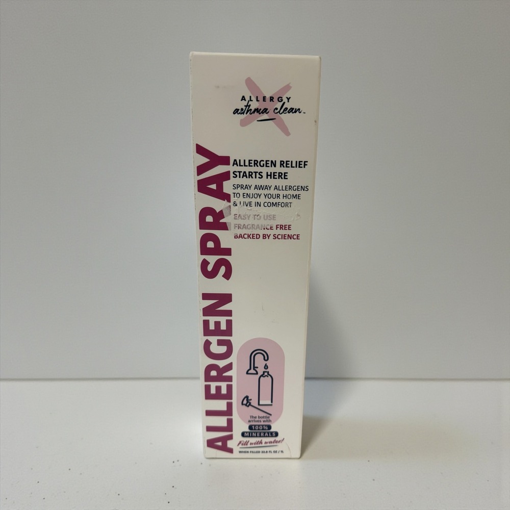 Allergy‎ Asthma Clean Allergen Spray Fragrance Free Mineral Refill 33.8 fl oz 1L